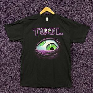Tool Aenima CD Back Cover Eye Groove Metal Band T-Shirt L